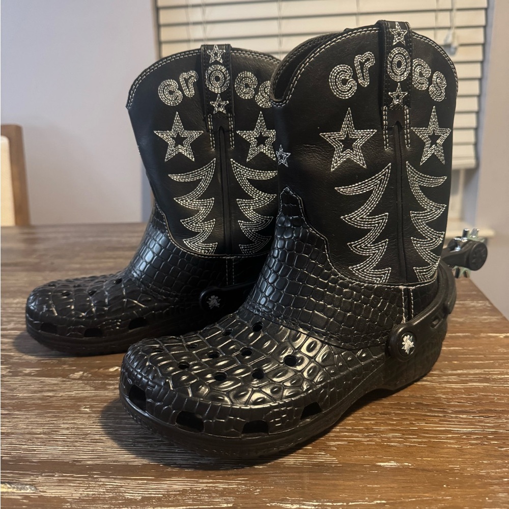 CROCS Classic Cowboy Boot with Spurs